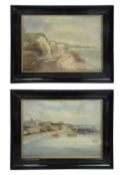 J. Williamson (British, 1850-1919) 'The North Foreland' & 'Broadstairs Bay'