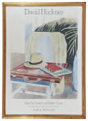 After David Hockney (British, b. 1937) Grey Art Gallery and Study Center Poster