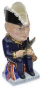 A Clarice Cliff for Wilkinson novelty Winston Churchill character jug c.1940