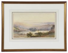 Henry Adams Luscome (British, 1820-1899) 'Docks of The Bay'