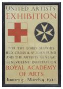 Royal Academy United Artists' Exhibition 1940