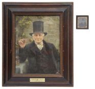 William Logsdail (British, 1859-1944) Portrait of Mr William Henry Vaine (1797-1881)- Landlord of Th