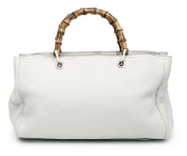 Gucci Bamboo Shopper handbag white