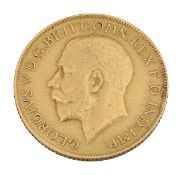 A George V full sovereign 1912
