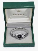 A lady's stainless steel Rolex Oyster perpetual 1971