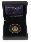 Queen Elizabeth II. 91st Birthday 9ct Gold Unite Coin, 2017
