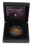 Queen Elizabeth II. 91st Birthday 9ct Double Crown, 2017