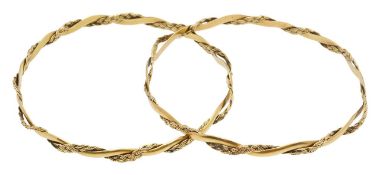 A pair of matching bangles