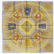 An Hermès 'Poste Et Cavalerie' silk scarf