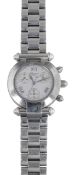 A Chopard Imperiale lady's chronograph stainless steel wristwatch