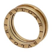 A Bulgari B.Zero yellow gold ring