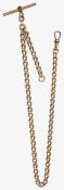 A 15ct watch chain