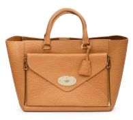 A Mulberry Willow beige leather Tote Bag with clutch