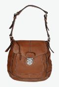 A Dolce & Gabbana tan shoulder bag
