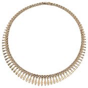 A 9K fringe necklace
