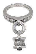 A Bulgari B. Zero1 white gold charm ring