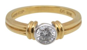 An 18ct diamond ring