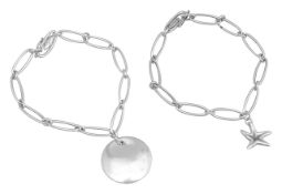 A Tiffany Elsa Peretti two silver bracelets