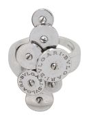 A Bulgari 18ct white gold Cicladi ring