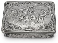 A German Hanau silver trinket box c.1900