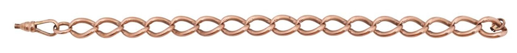 A 9ct curb chain bracelet