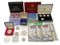 Royal Mint 1984-1987 United Kingdom £1 Silver Proof Piedfort Collection