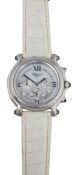 A Chopard 'Happy Sport' round chronograph quartz wristwatch