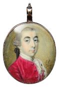 James Scouler (British, 1740-1812) Portrait miniature of a gentleman