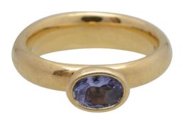 An 18ct Links of London tanzanite ring