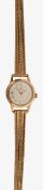 A lady's 18ct Omega wristwatch