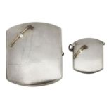 A Cigarette case and matching vesta (riding crop)