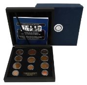 United Kingdom. The House of Windsor Coinage Portraits Penny Set