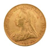 A Victoria full sovereign 1898