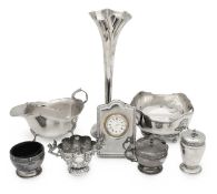 A collection of miscellaneous silver items