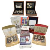 United Kingdom. Royal Mint Elizabeth II proof coin annual sets
