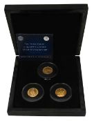 Royal Mint. Three Faces of Queen Victoria Sovereign Set, 1838-1901