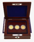 United Kingdom. Portraits of Queen Victoria, Half Sovereigns (3)