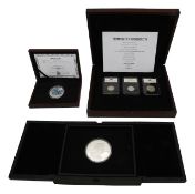 Elizabeth II 2020 silver proof 5oz £10 Dunkirk The 80th Anniversary and two other cases