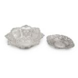 A Victorian silver bon-bon dish