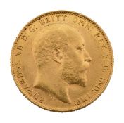 An Edward VII full sovereign 1907