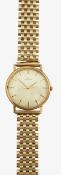 A 9ct gold Omega watch wristwatch