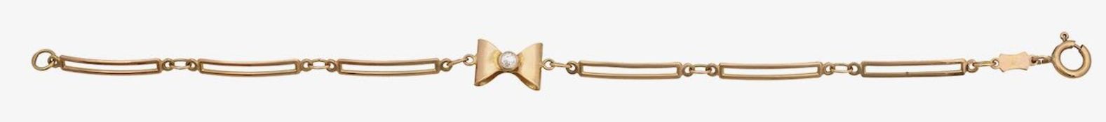 A 15k cameo brooch and gem set bracelet