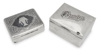 A George V silver Bridge box