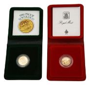 Royal Mint. An Elizabeth II Full & Half Sovereign, 1980