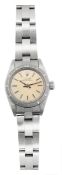 A lady's Rolex Oyster Perpetual stainless steel wristwatch, 1990's