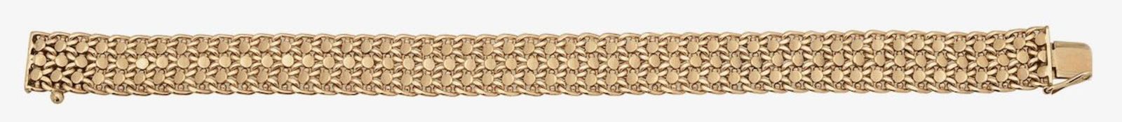 A 9ct fancy link bracelet