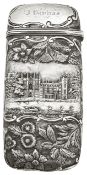 A Victorian Nathaniel Mills silver cigar case