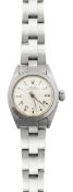 Rolex lady's Oyster Perpetual stainless steel wristwatch