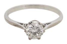 An 18ct diamond ring