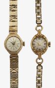 A 9ct gold Swiss Empress watch and one other